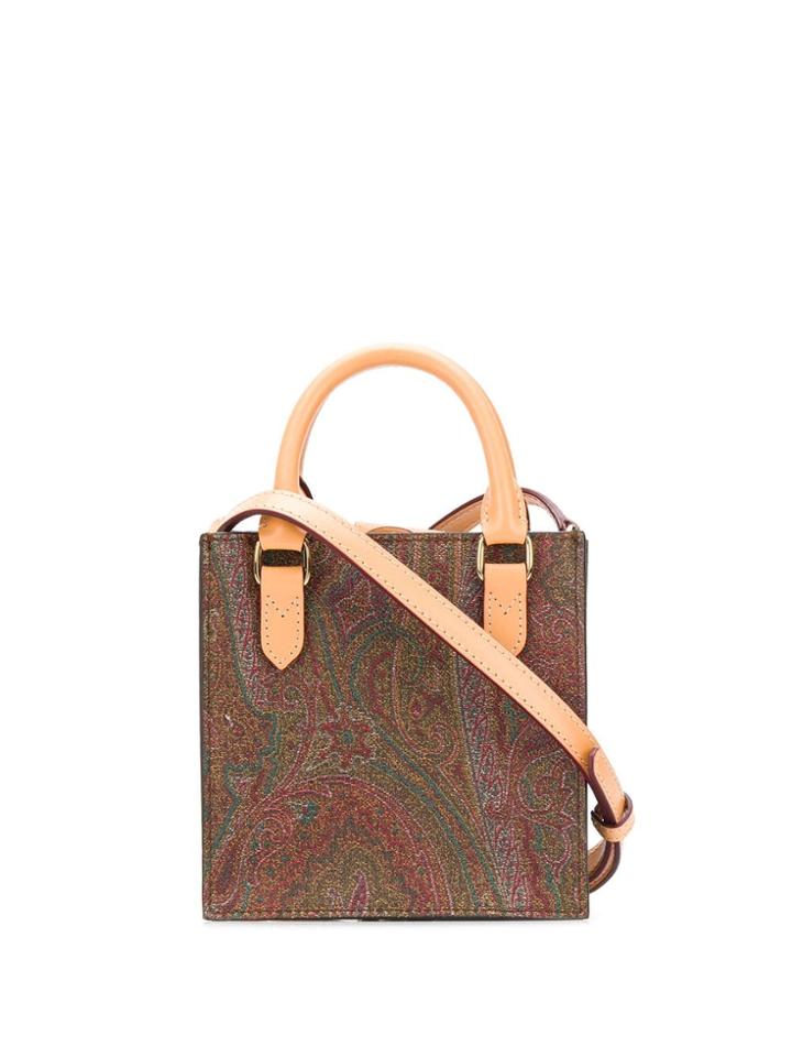 Etro Paisley Mini Satchel - Red