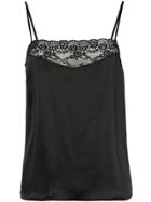 Etro Lace Trimmed Slip Top - Black