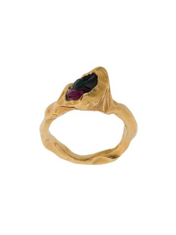 Imogen Belfield Neon Heart Ring - Gold