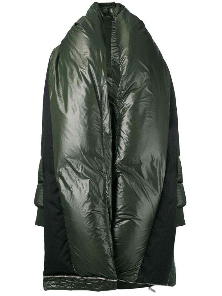 Unravel Project Oversized Padded Coat - Green