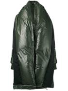 Unravel Project Oversized Padded Coat - Green