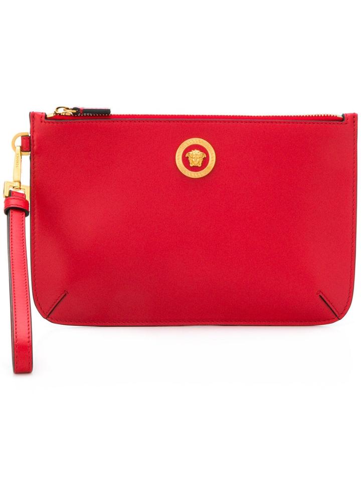Versace Palazzo Clutch - Red