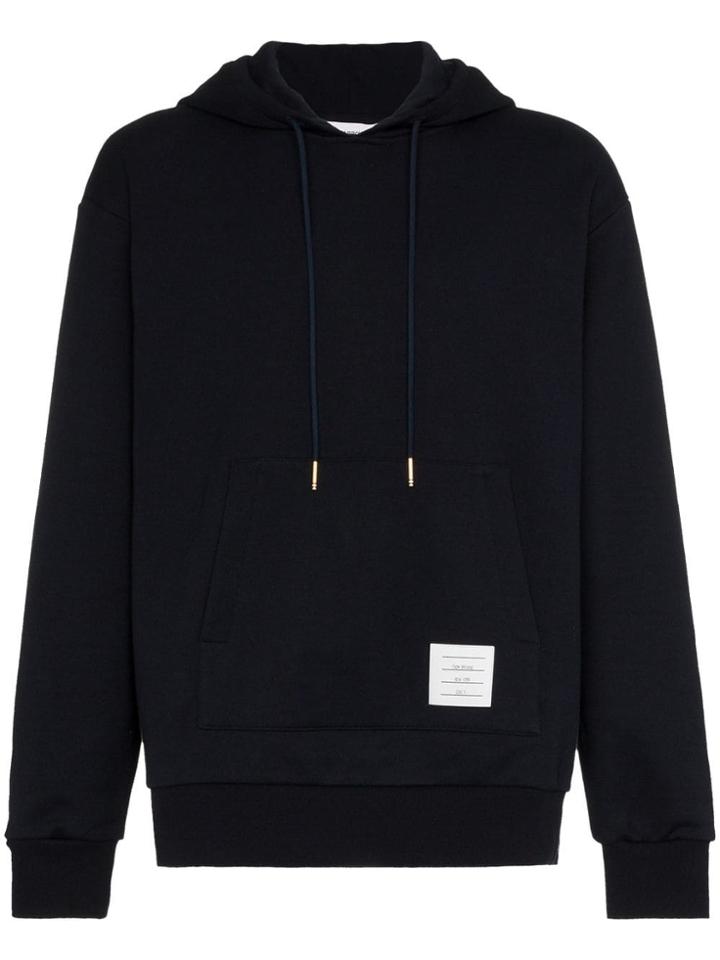 Thom Browne Striped Hoodie - Blue