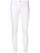Ag Jeans - Super Skinny Cropped Jeans - Women - Cotton/polyester/polyurethane/lyocell - 25, White, Cotton/polyester/polyurethane/lyocell