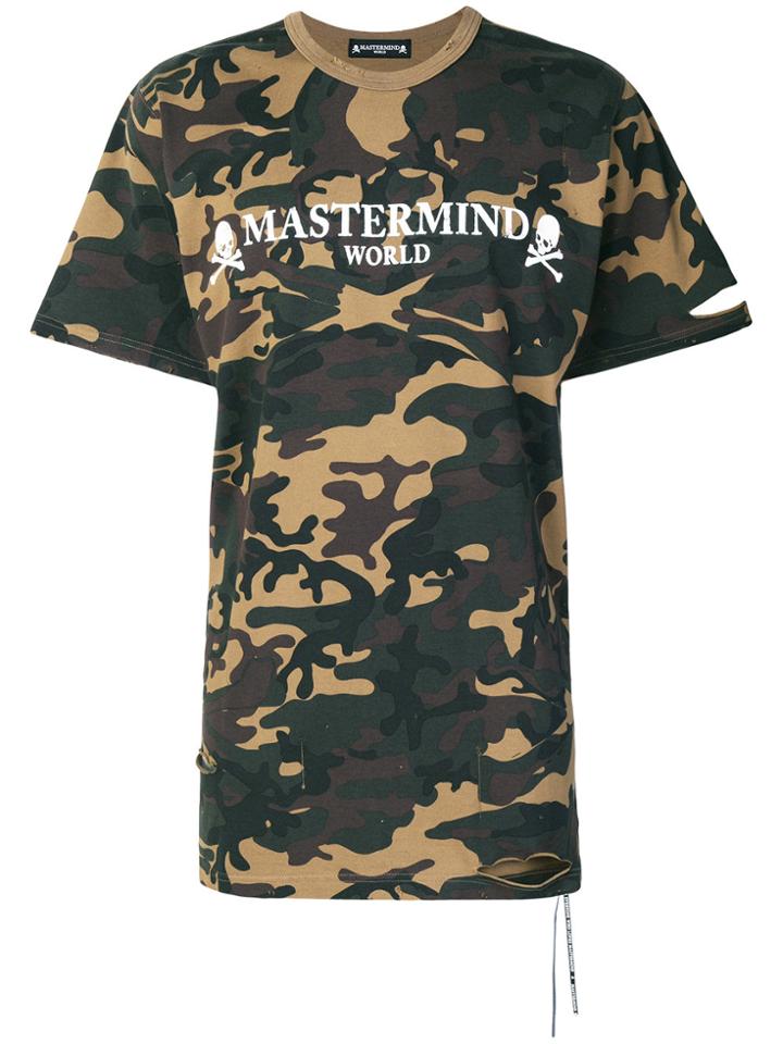Mastermind Japan Camouflage Print T-shirt - Green