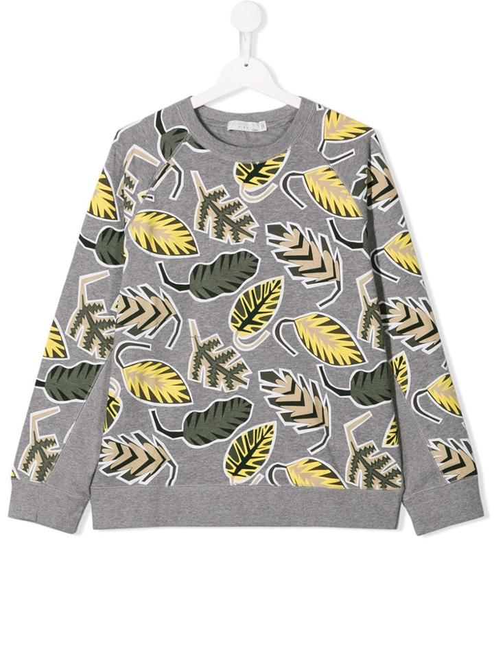 Stella Mccartney Kids Floral Sweatshirt - Grey