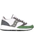 Saucony Panelled Sneakers, Men's, Size: 8.5, Grey, Leather/suede/nylon/nylon