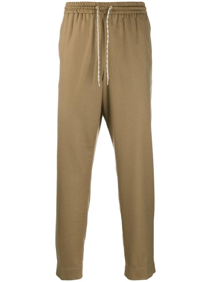 Kenzo Straight Leg Trousers - Neutrals