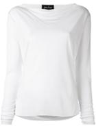 Andrea Ya'aqov - Open Back Shirt - Women - Cotton/viscose - M, White, Cotton/viscose