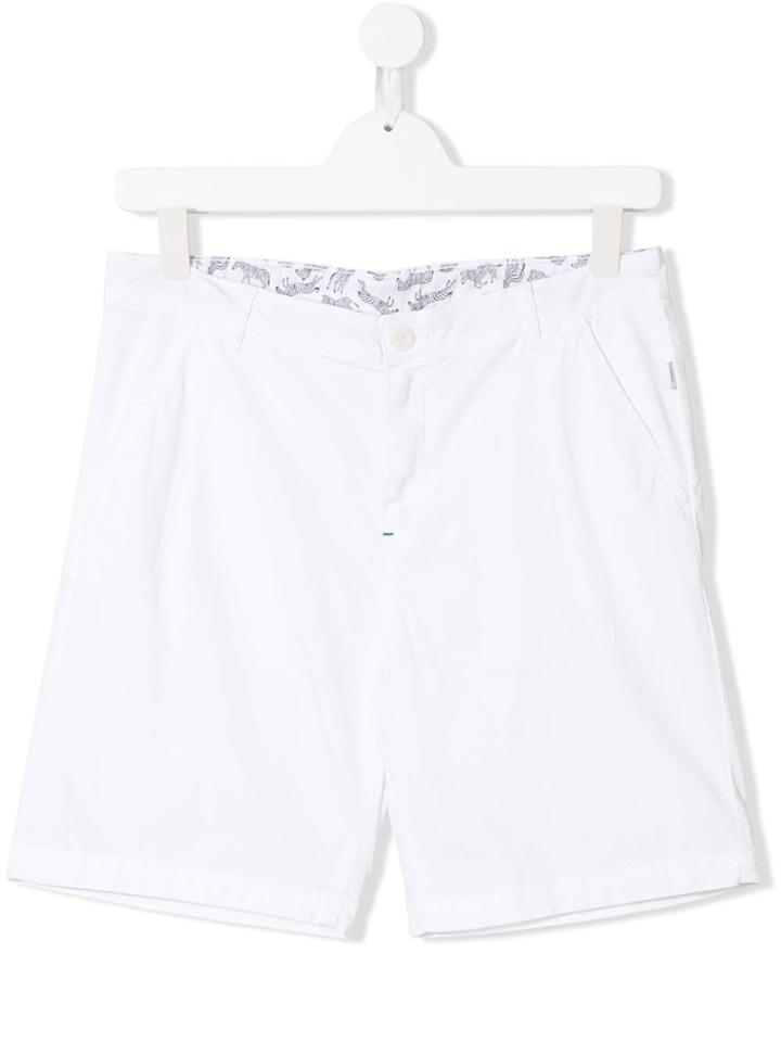 Paul Smith Junior Classic Chino Shorts - White