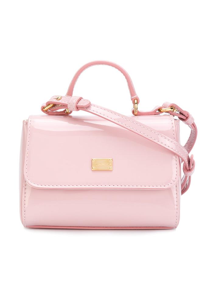 Dolce & Gabbana Kids - Shoulder Bag - Kids - Cotton - One Size, Pink