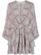 Zadig & Voltaire Fashion Show Knotted Waist Wrap Dress - Black