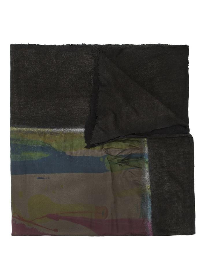 Avant Toi Printed Scarf, Women's, Silk/cashmere