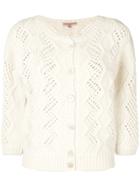 Ermanno Scervino Cropped Cardigan - Nude & Neutrals