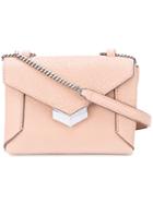 Jimmy Choo - 'lexis' Shoulder Bag - Women - Calf Leather - One Size, Nude/neutrals, Calf Leather