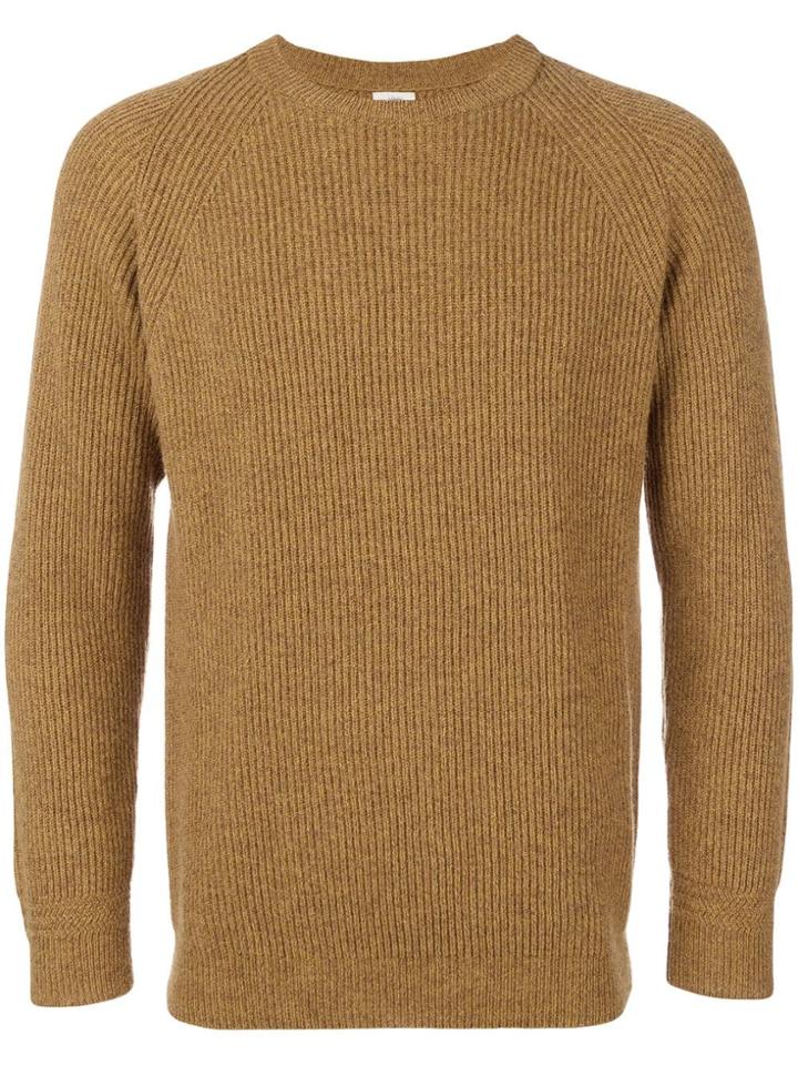Kent & Curwen Crew Neck Sweater - Yellow & Orange