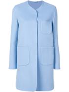 Ermanno Scervino Single-breasted Coat - Blue