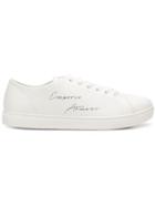 Emporio Armani Lace-up Low Sneakers - White