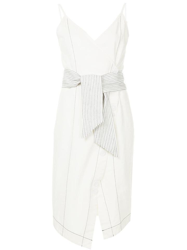 Suboo Cabana Midi Dress - White