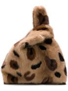 Simonetta Ravizza Furrissima Leopard Print Tote - Brown