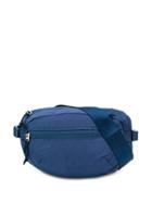 Pop Trading Company Logo Zipped Belt Bag - Blue