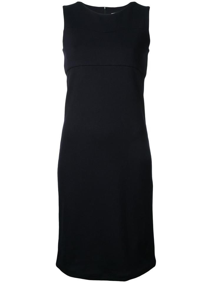 Lydia L. - Letje Fitted Sleeveless Dress - Women - Viscose/polyimide - 36, Blue, Viscose/polyimide