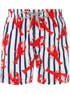 Mc2 Saint Barth Lobster Swim Shorts - White