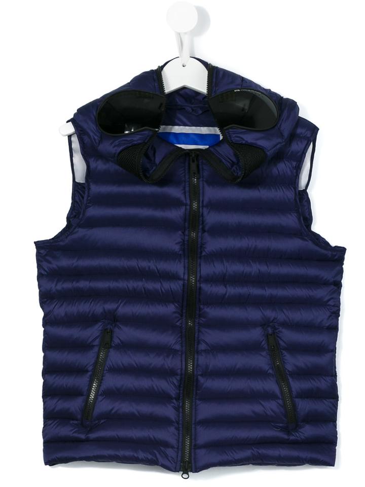 Ai Riders On The Storm Kids - Teen Mask Padded Gilet - Kids - Feather Down/nylon - 16 Yrs, Boy's, Blue