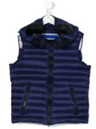 Ai Riders On The Storm Kids - Teen Mask Padded Gilet - Kids - Feather Down/nylon - 16 Yrs, Boy's, Blue