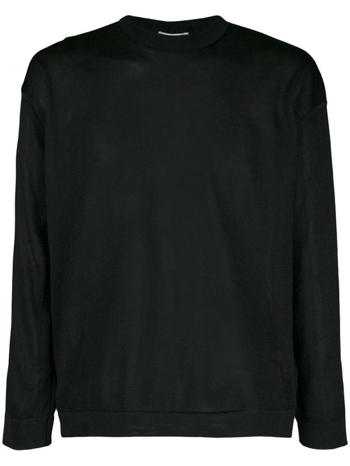 Our Legacy Sonar Crew Neck Sweatshirt - Black