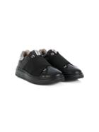 Cesare Paciotti Kids Laceless Sneakers - Black