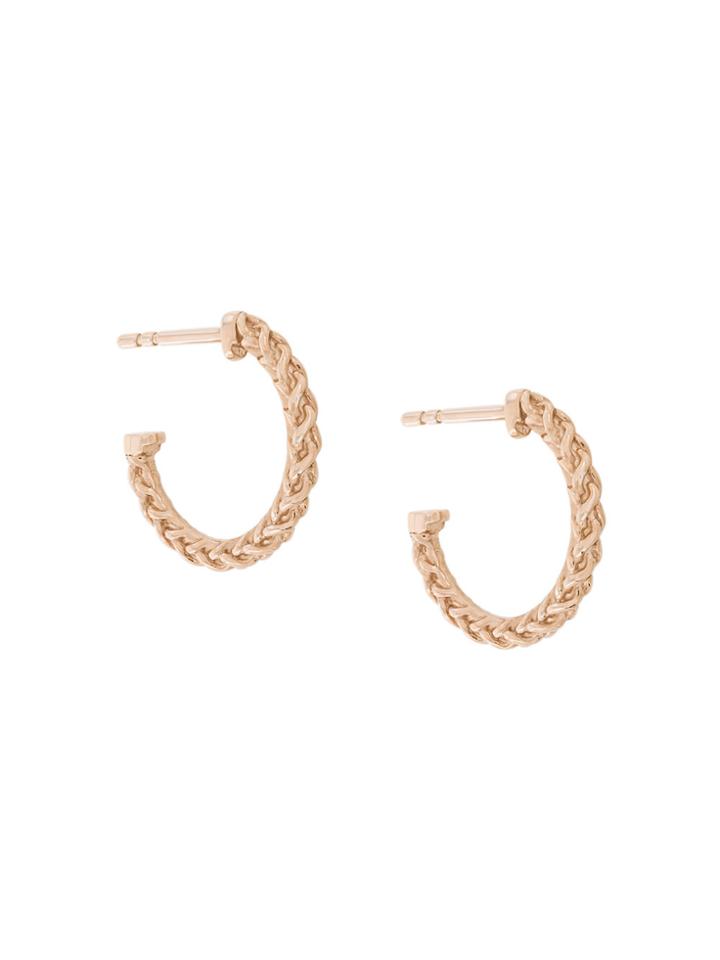 Astley Clarke Mini Spiga Hoop Earrings - Metallic