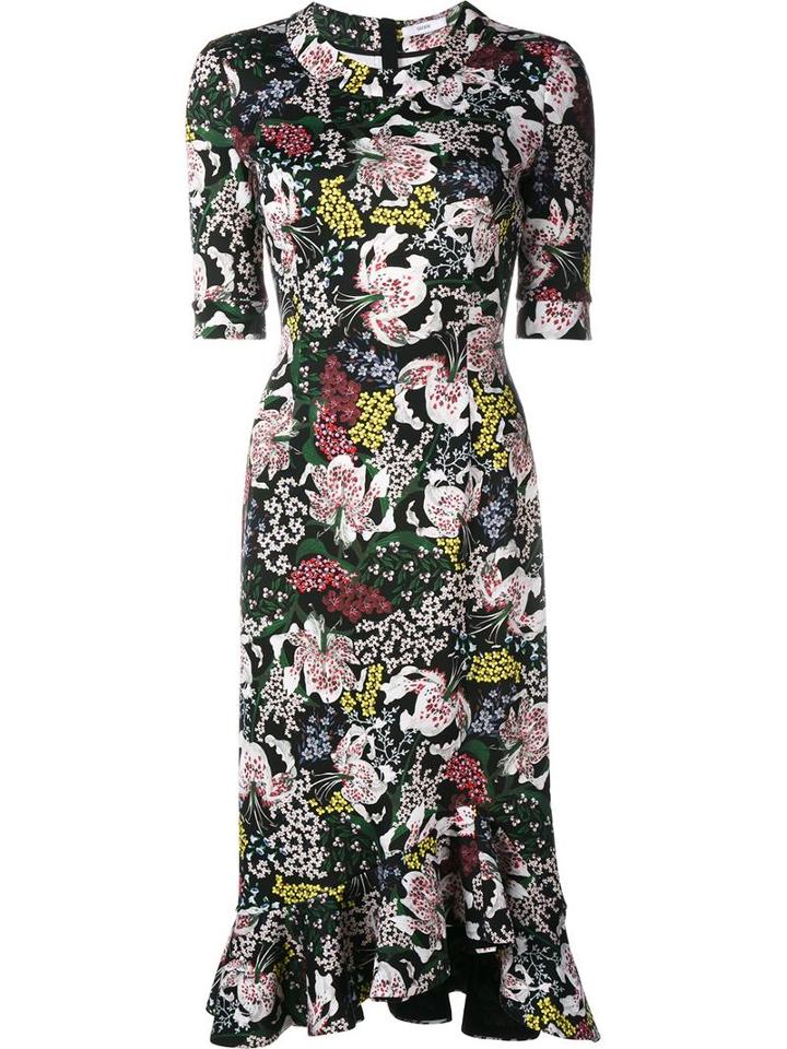 Erdem 'lucy' Dress, Women's, Size: 12, Black, Polyester/spandex/elastane/silk