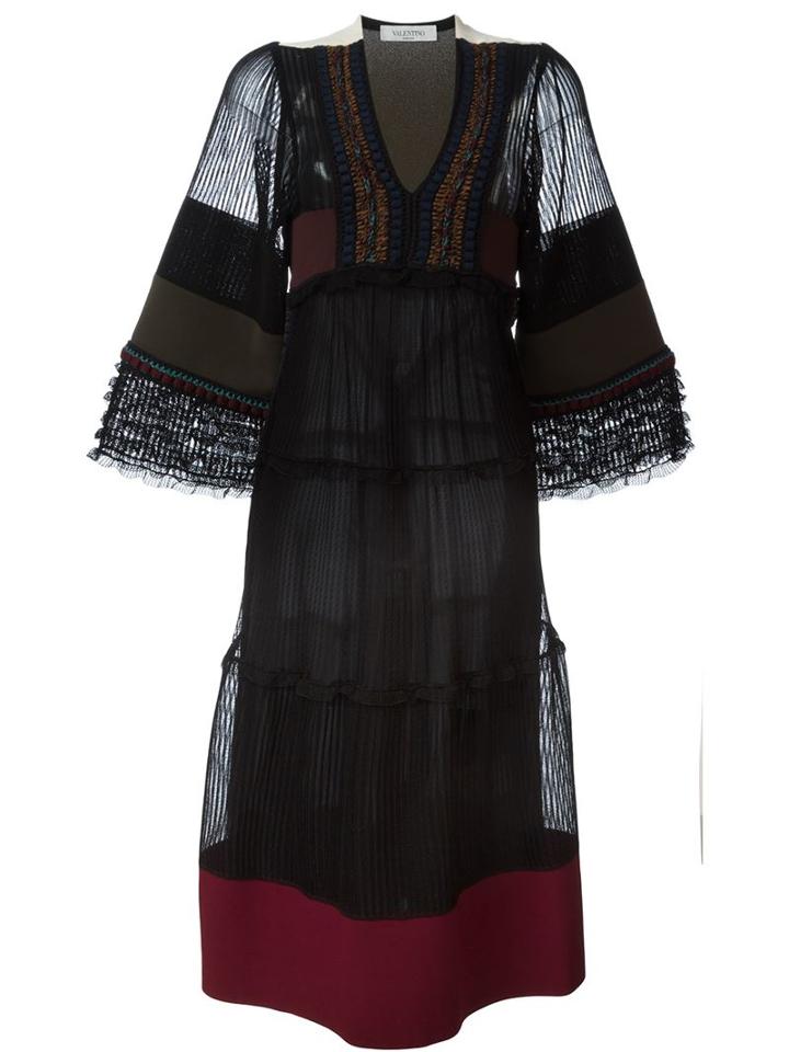 Valentino Pleated Tunic Dress