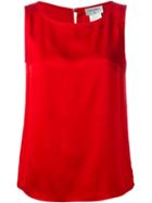 Chanel Vintage Sleeveless Top, Women's, Red