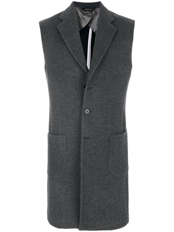 Lc23 Sleeveless Jacket - Grey