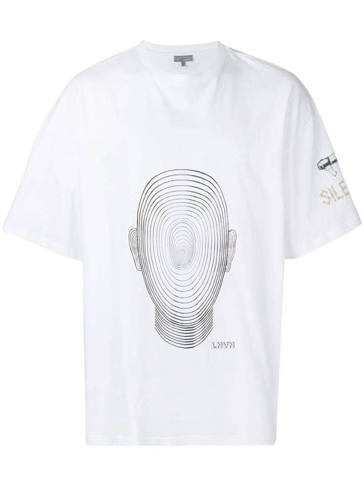 Lanvin Oversized Printed T-shirt - White