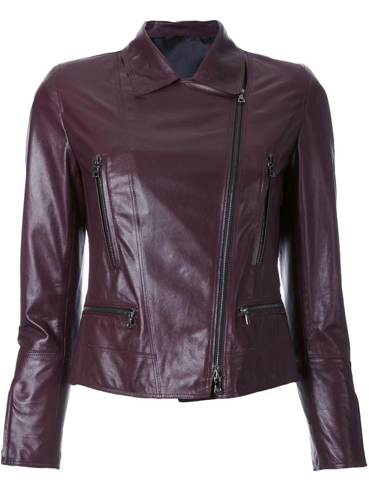 Sylvie Schimmel 'motard Glove Prune' Jacket