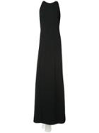 Jill Jill Stuart Pleated Drape Back Gown - Black