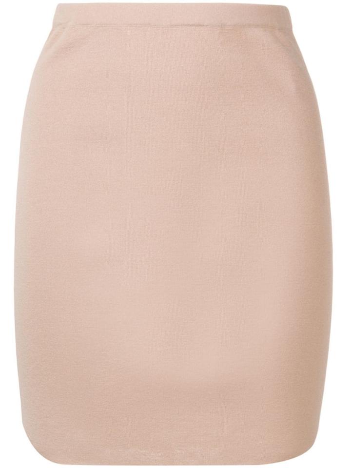 Ports 1961 Fitted Knitted Mini Skirt - Neutrals