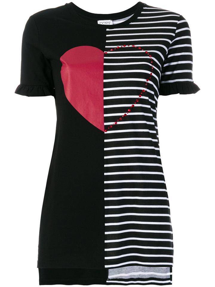 Twin-set Patchwork T-shirt - Black
