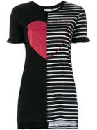 Twin-set Patchwork T-shirt - Black