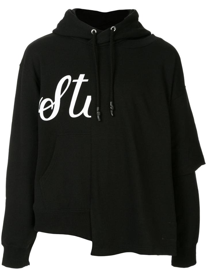 Maison Mihara Yasuhiro Deconstructed Hoodie - Black