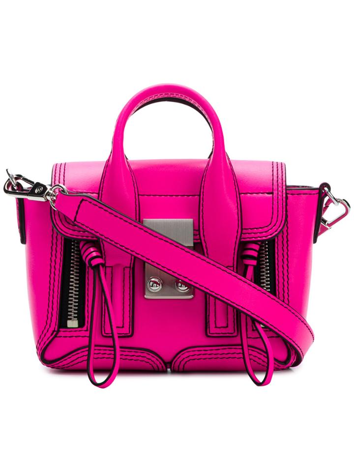 3.1 Phillip Lim Pashli Nano Satchel - Pink & Purple