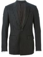Givenchy Frayed Pinstripe Blazer