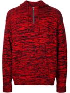 H Beauty & Youth Zip Up Hoodie, Men's, Size: Medium, Red, Cotton