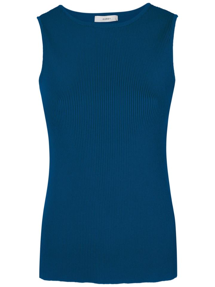 Egrey Ribbed Eliana Tank - Blue