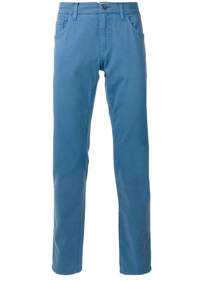 Dolce & Gabbana Good Times Patch Jeans, Men's, Size: 50, Blue, Cotton/polyester/polyurethane/viscose