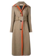 Marni Hanging Thread Detail Coat - Neutrals