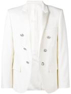 Balmain Decorative Buttons Blazer - White